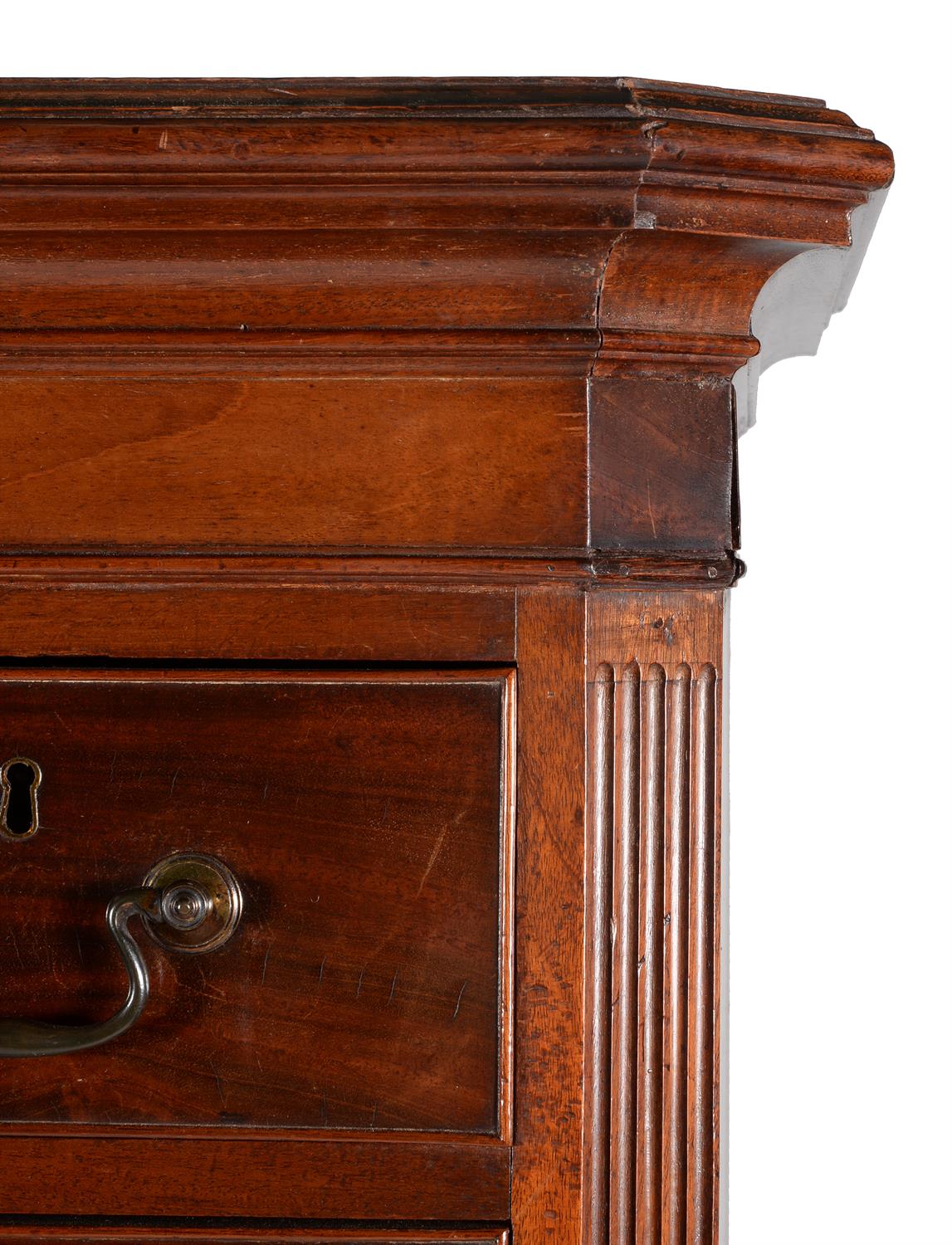 A George III mahogany chest on chest, circa 1780 - Image 2 of 4