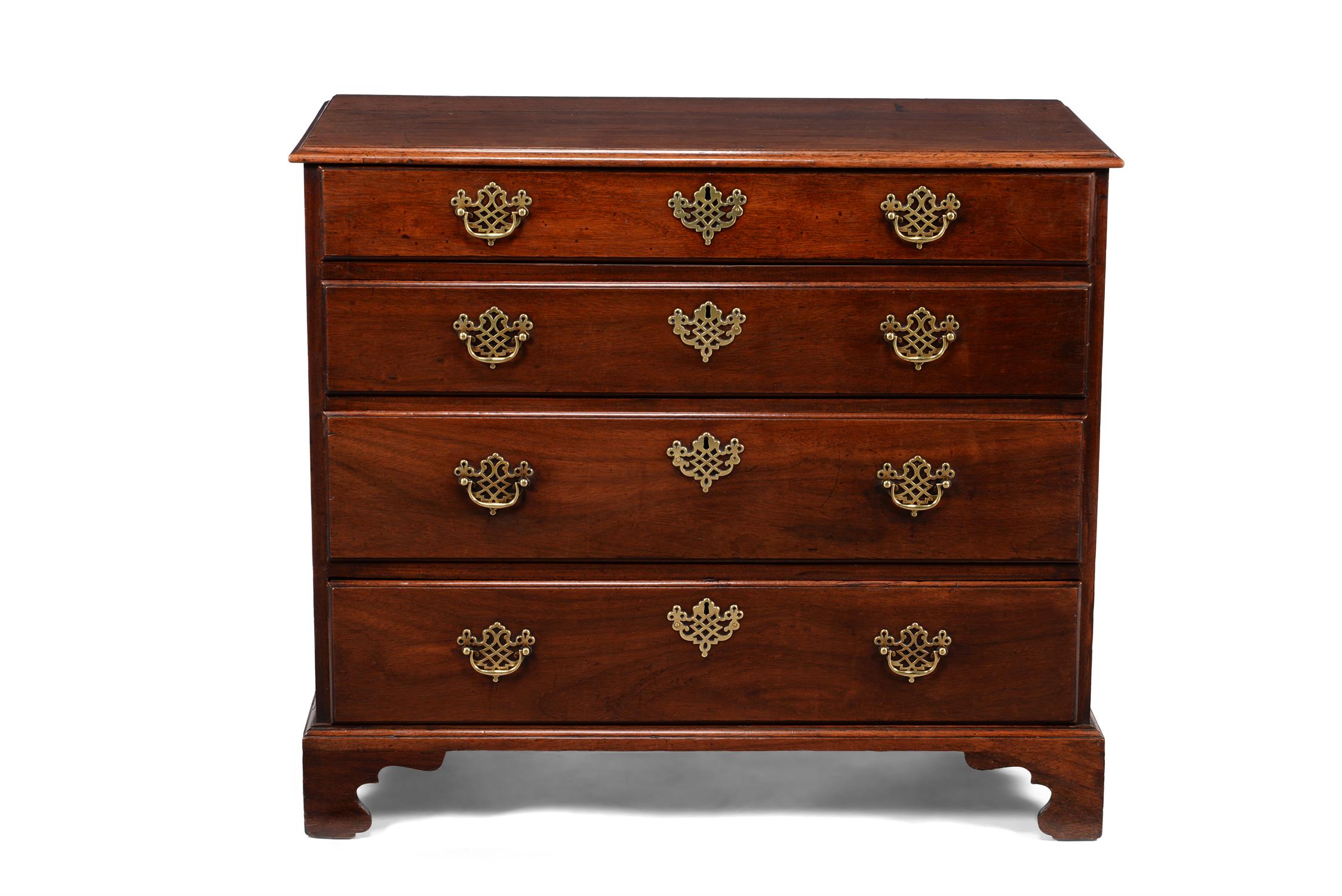 A George III padouk chest of drawers, circa 1780 - Image 2 of 3