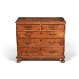 A George III burr elm chest of drawers, circa 1780