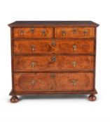 A William & Mary walnut and 'seaweed' marquetry chest of drawers, circa 1690