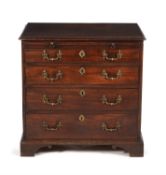 A George III mahogany chest of drawers, circa 1780, in the manner of Thomas Chippendale