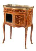 Y A French kingwood and marquetry occasional table, , in Louis XV style