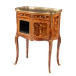 Y A French kingwood and marquetry occasional table, , in Louis XV style