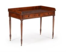 A Regency mahogany dressing table, attributed to Gillows, circa 1815