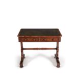 An Irish William IV mahogany writing table