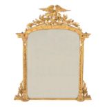 A Regency giltwood wall mirror, circa 1820