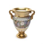 A Royal Copenhagen porcelain two-handled vase