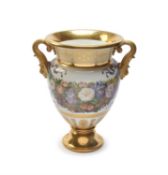 A Royal Copenhagen porcelain two-handled vase