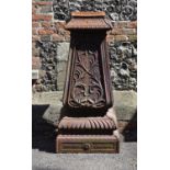 Alfred Corneau & Charleville, a French cast iron pedestal