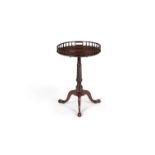 A George III mahogany tripod table, circa 1770