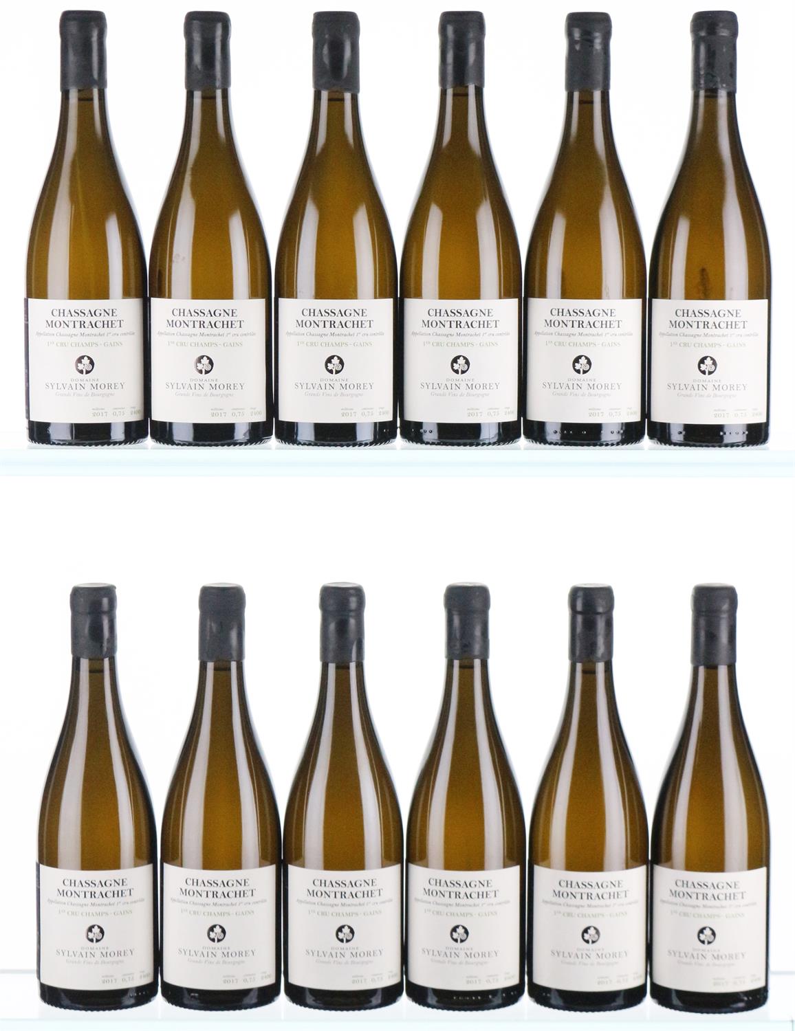 ß 2017 Chassagne Montrachet, Champs Gains, Dom Sylvain Morey - (Lying In Bond)