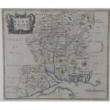 Three maps pertaining to Hampshire including one after Robert Morden