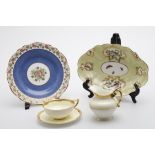 Royal Worcester part tea/coffee services and Copeland Spode plates