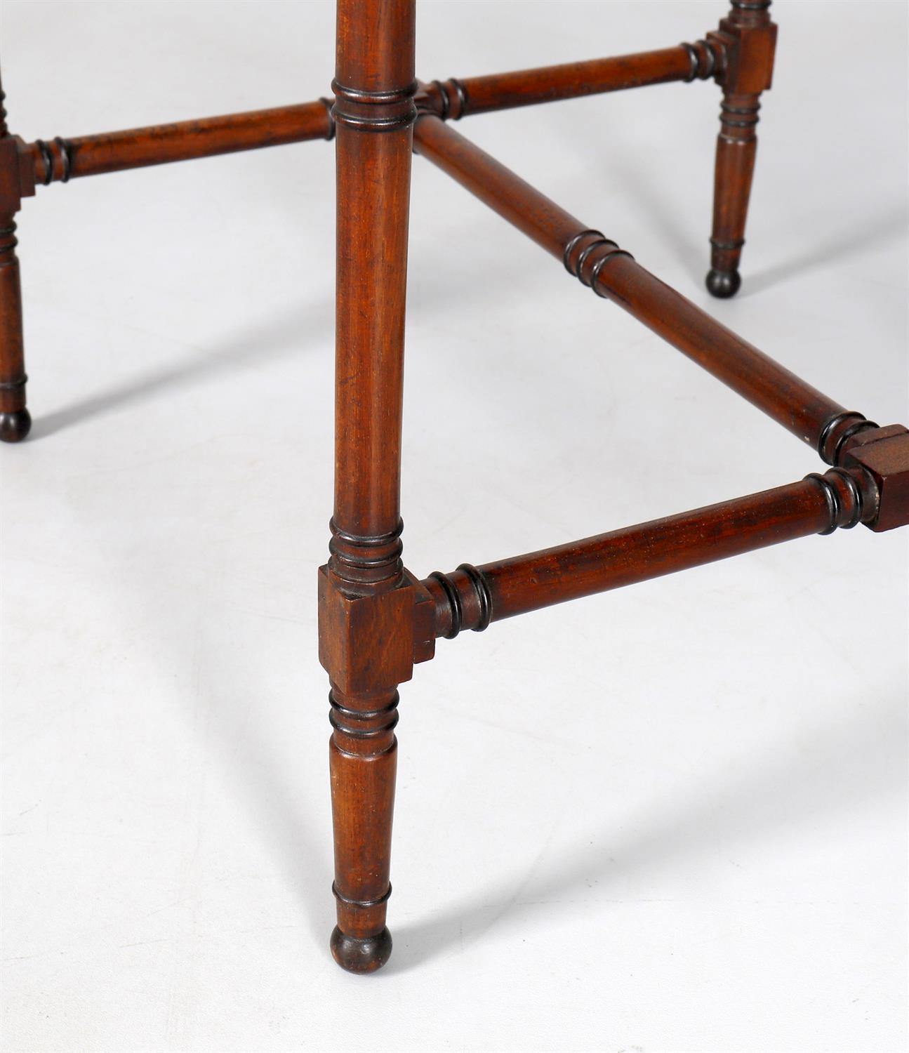 A George III mahogany and ebonised urn table in the manner of Alexander Peter - Image 3 of 6