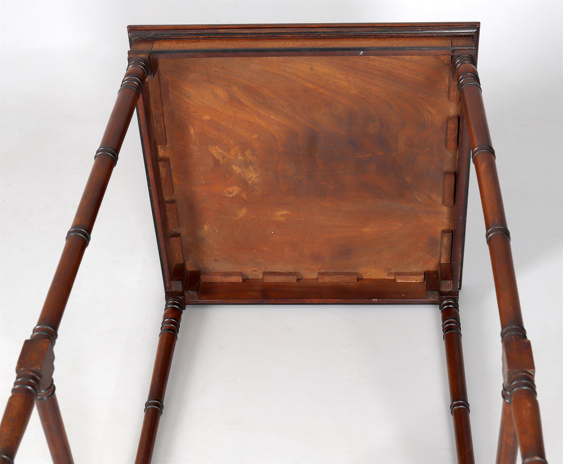 A George III mahogany and ebonised urn table in the manner of Alexander Peter - Image 6 of 6