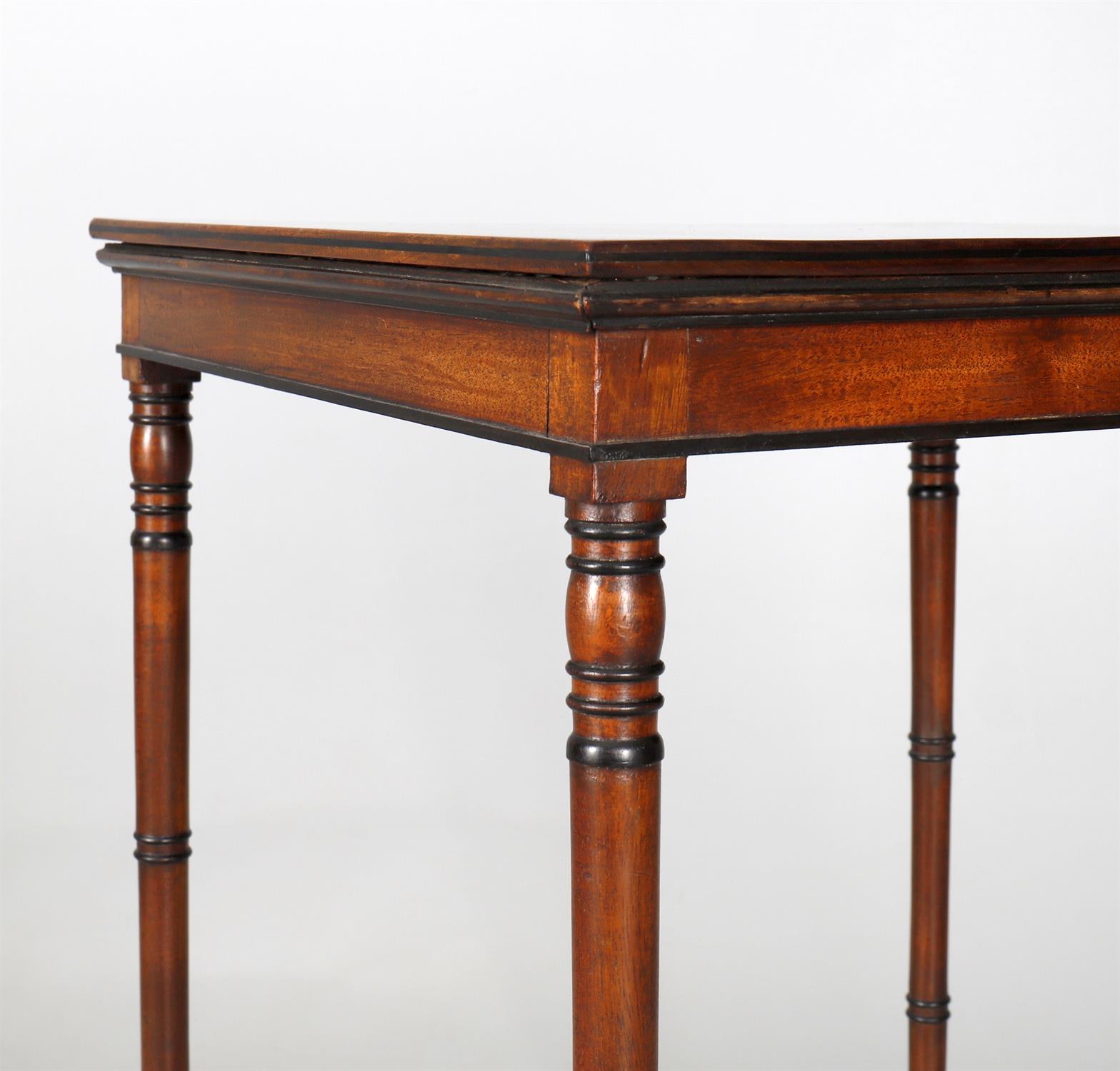 A George III mahogany and ebonised urn table in the manner of Alexander Peter - Image 4 of 6