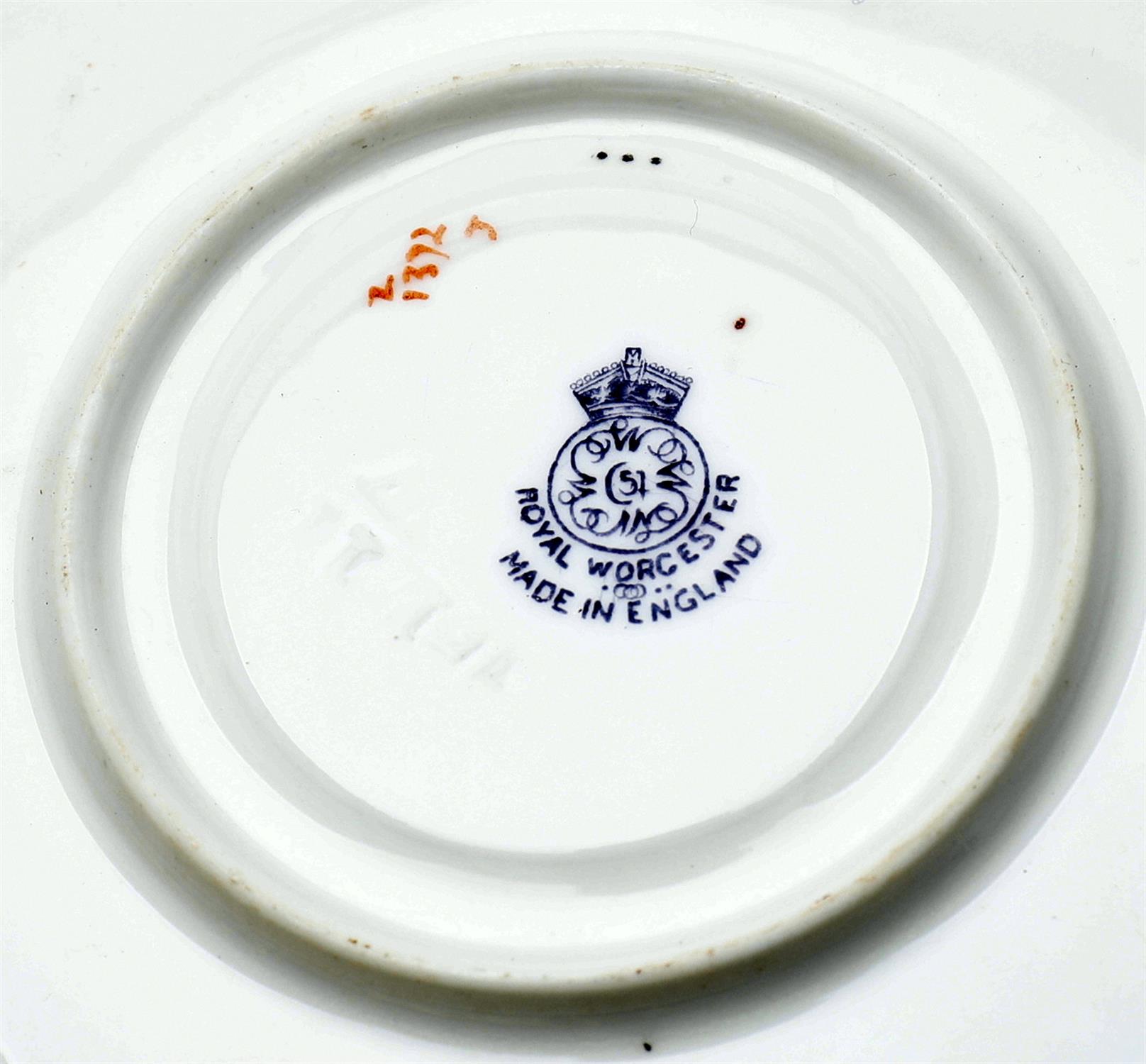 Royal Worcester part tea/coffee services and Copeland Spode plates - Image 4 of 8
