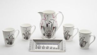 A Wedgwood lemonade set after the original Ravilious design