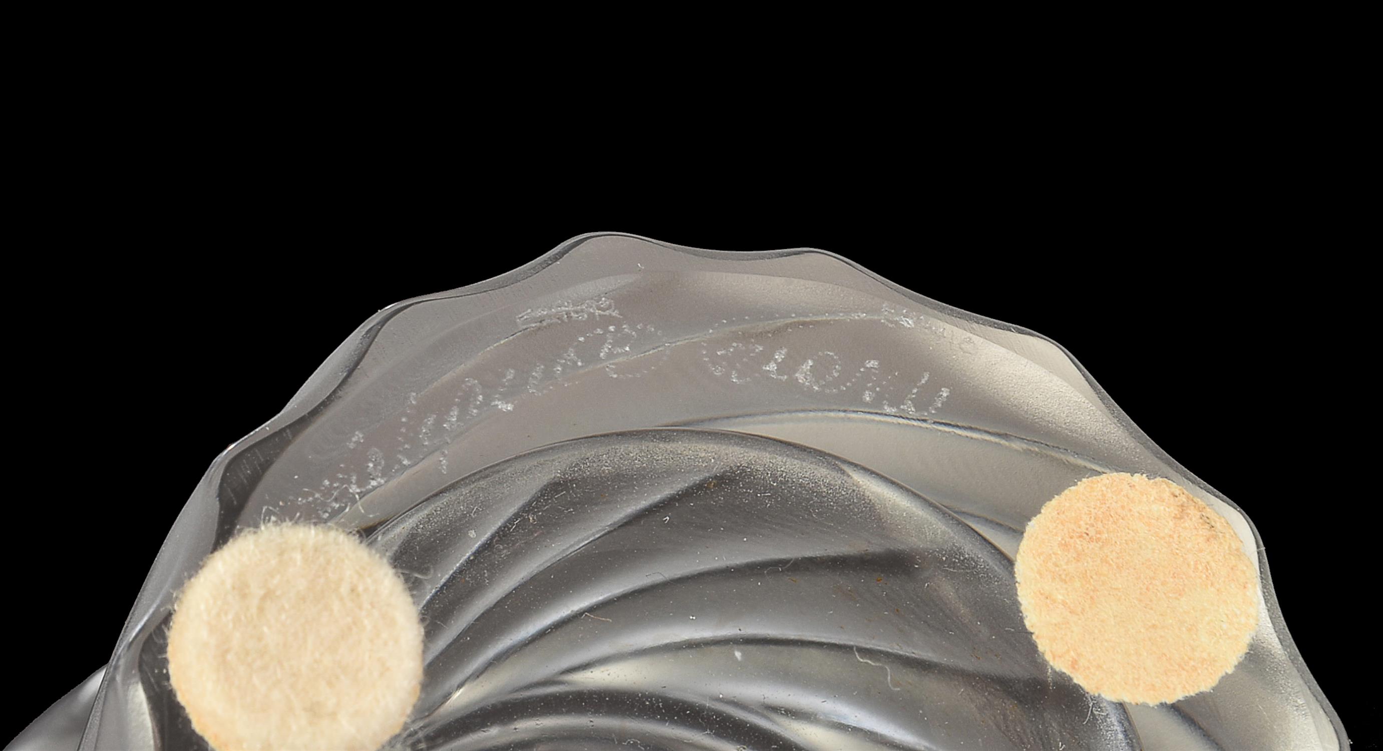 Lalique, Cristal Lalique, four cendriers - Image 7 of 7