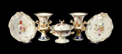 A selection of English porcelain