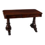 Y A William IV rosewood library table