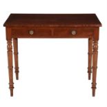 A William IV mahogany side table