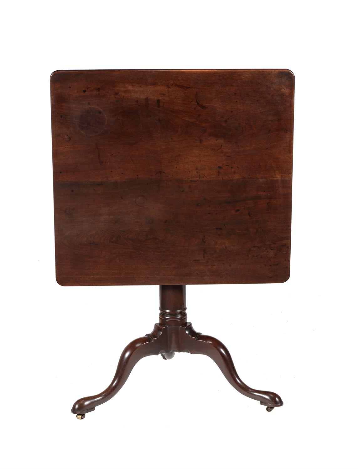 A George II mahogany tripod table - Image 2 of 3