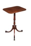 A Regency mahogany tripod table