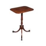 A Regency mahogany tripod table
