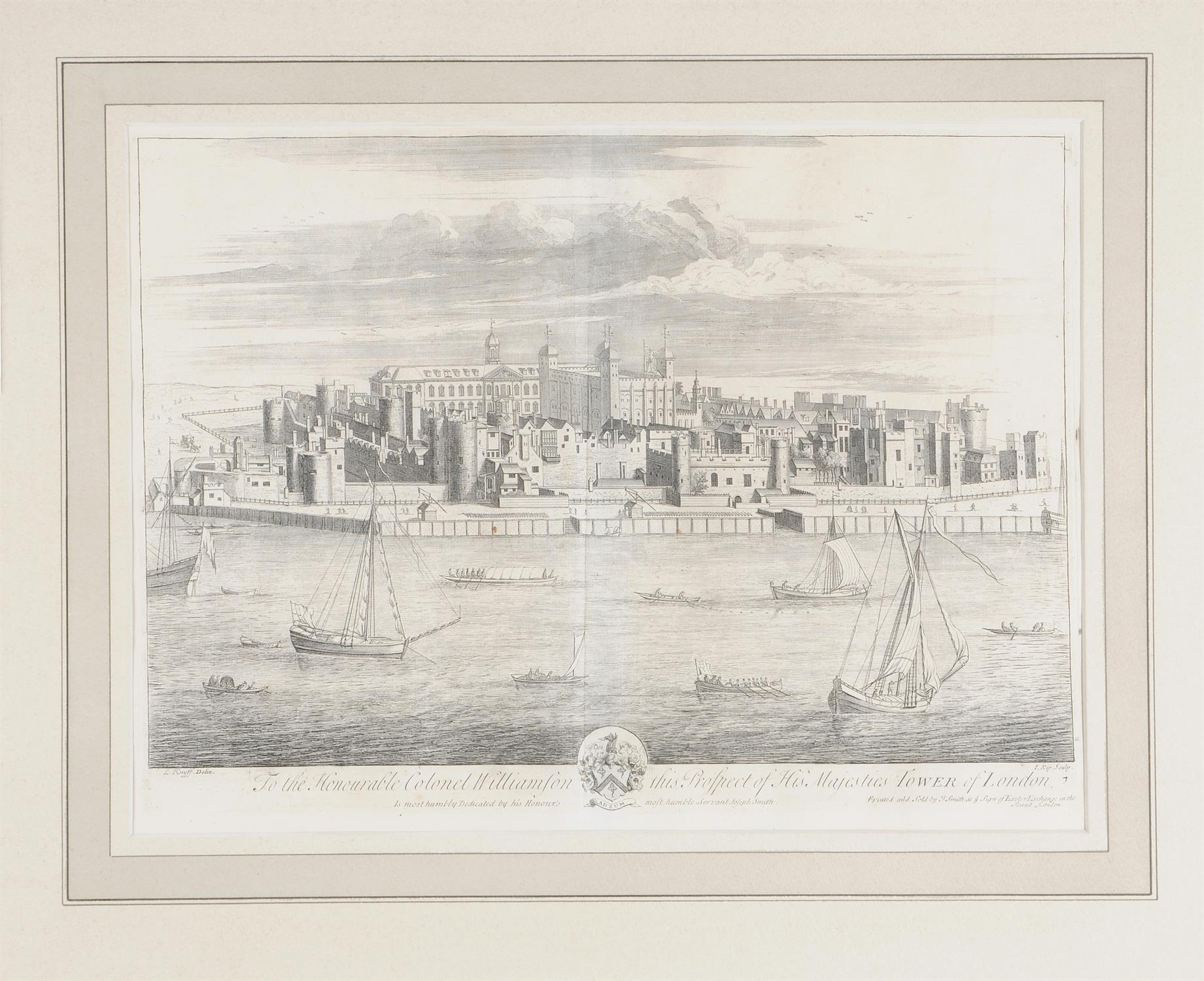 After Leonard Knyff (Dutch 1650-1721), A set of 10 architectural engravings - Image 12 of 12