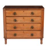 Y A Regency mahogany and inlaid chest of drawers