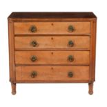 Y A Regency mahogany and inlaid chest of drawers