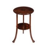 A late George III mahogany occasional table