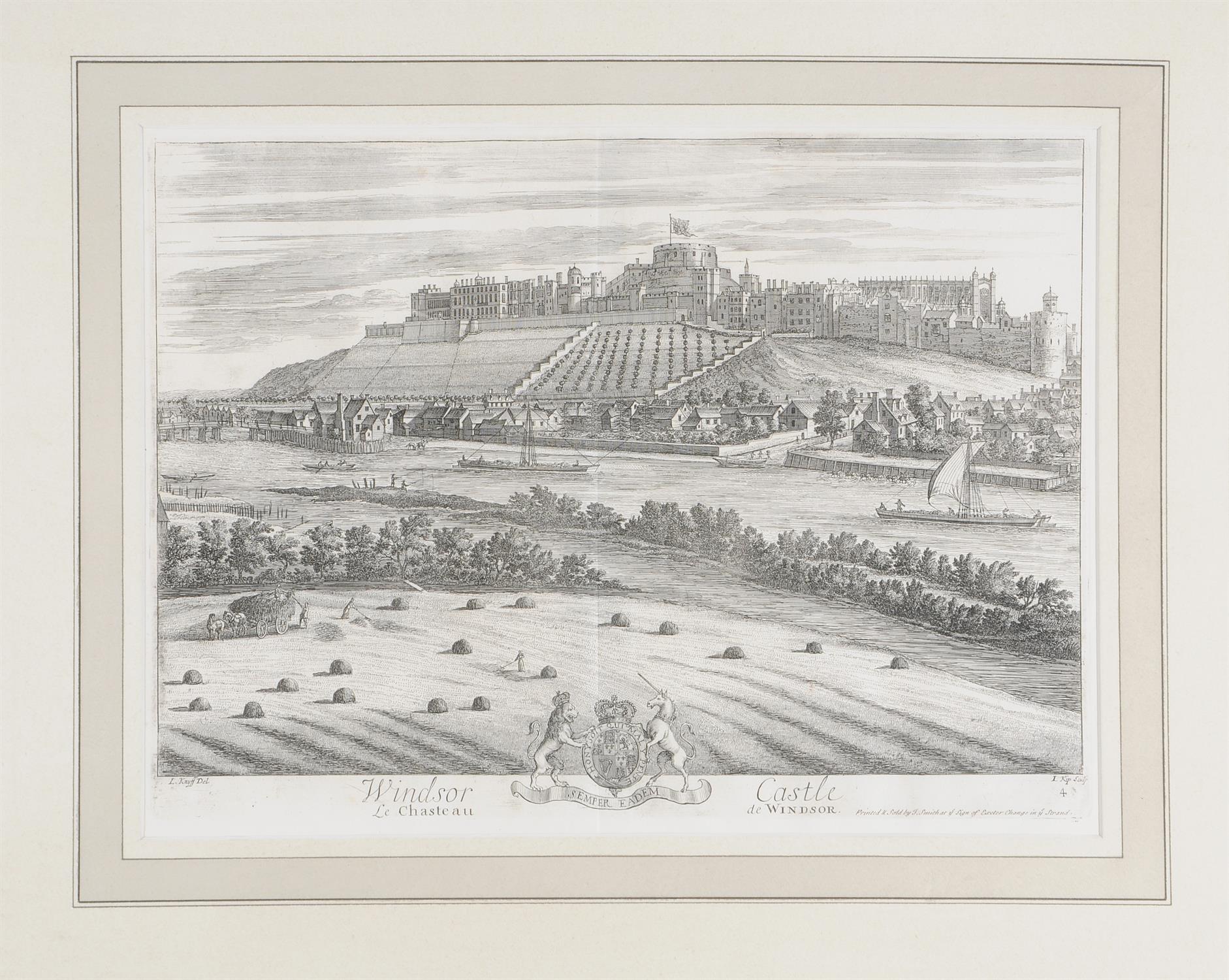 After Leonard Knyff (Dutch 1650-1721), A set of 10 architectural engravings - Image 8 of 12
