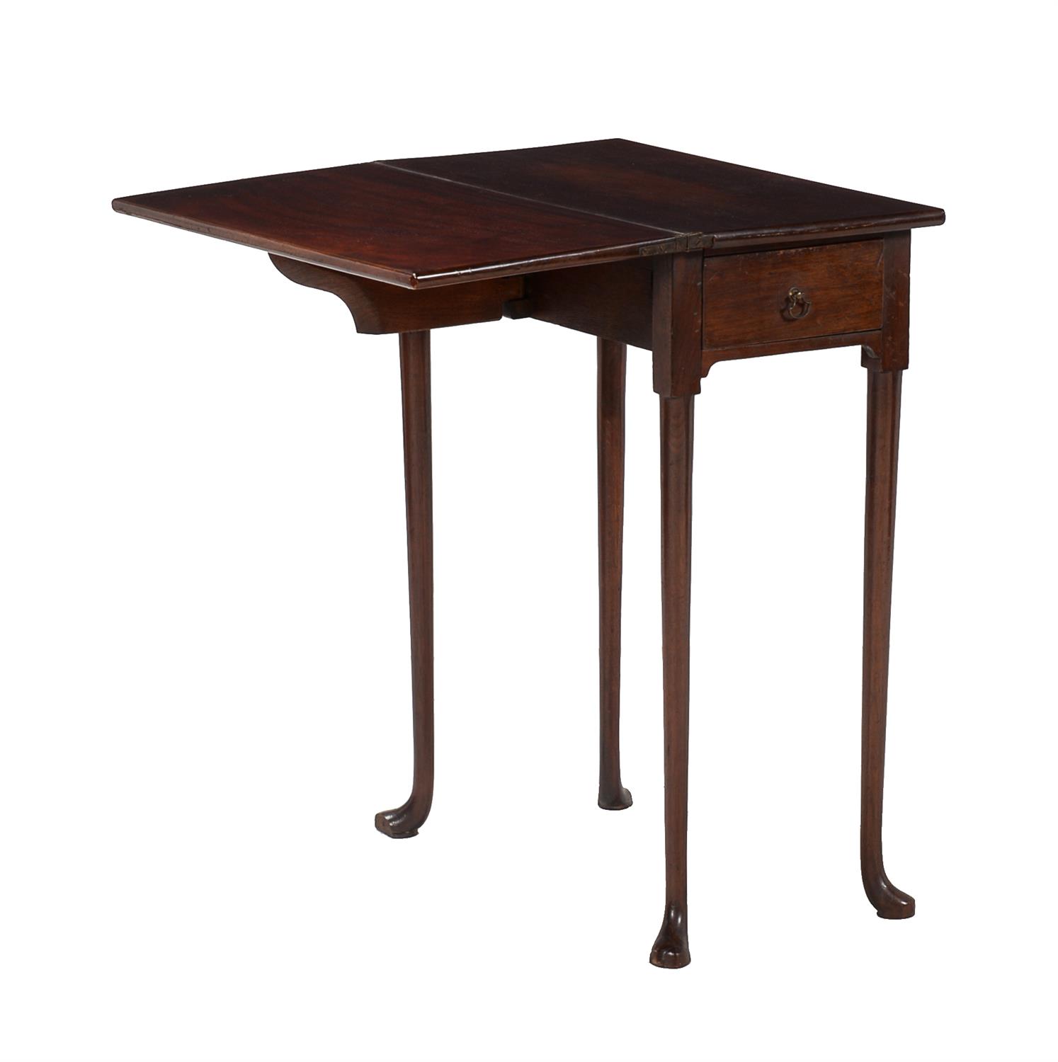 A mahogany patience table in George II style