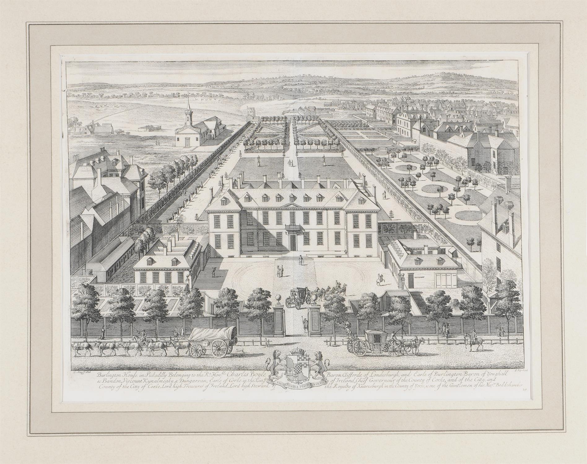 After Leonard Knyff (Dutch 1650-1721), A set of 10 architectural engravings - Image 5 of 12