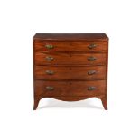 A Regency mahogany chest of drawers