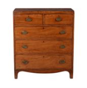 A George III mahogany chest of drawers