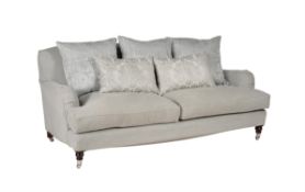 An upholstered sofa in Victorian Style
