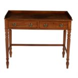 A George IV mahogany dressing table