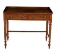 A George IV mahogany dressing table