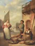 Circle of Abraham van Stry (Dutch 1753-1826), The fish sellers