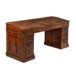 An elm 'clerk's' desk