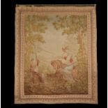 A French falconry tapestry in Historicist taste