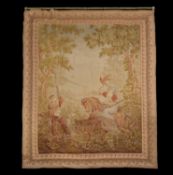 A French falconry tapestry in Historicist taste