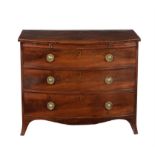 A Regency mahogany chest of drawers