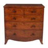 A Regency mahogany chest of drawers