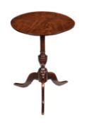 An oak tripod table