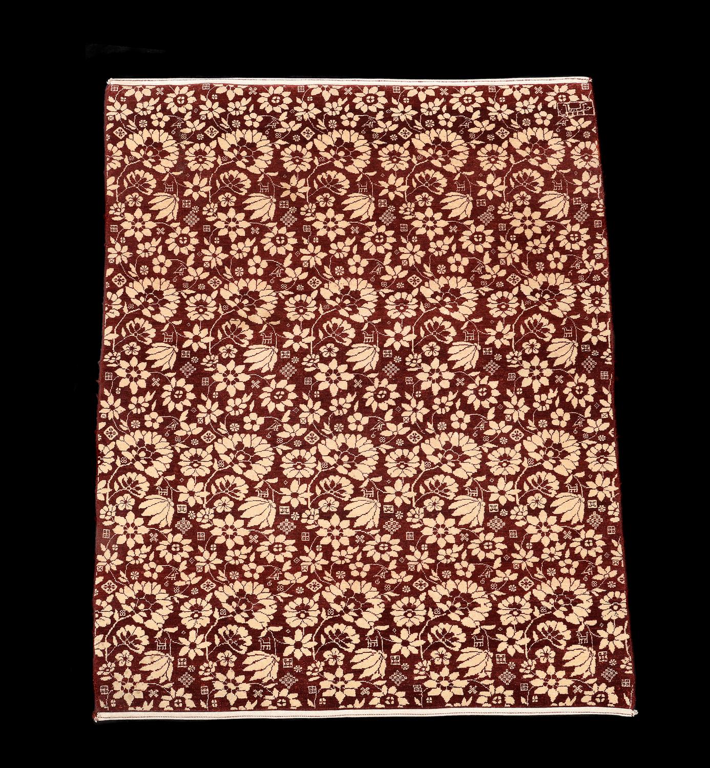 A handwoven rug