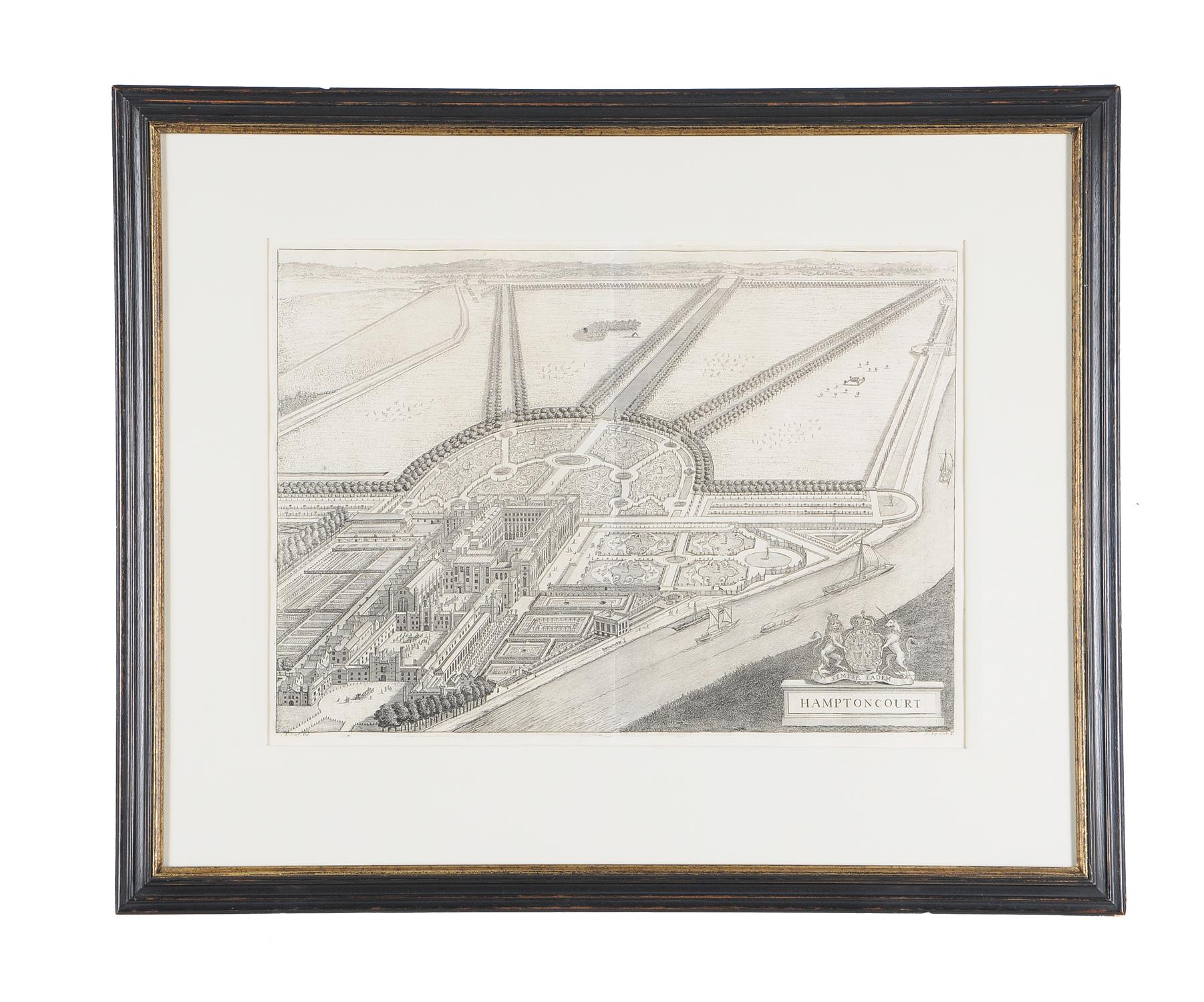 After Leonard Knyff (Dutch 1650-1721), A set of 10 architectural engravings - Image 2 of 12